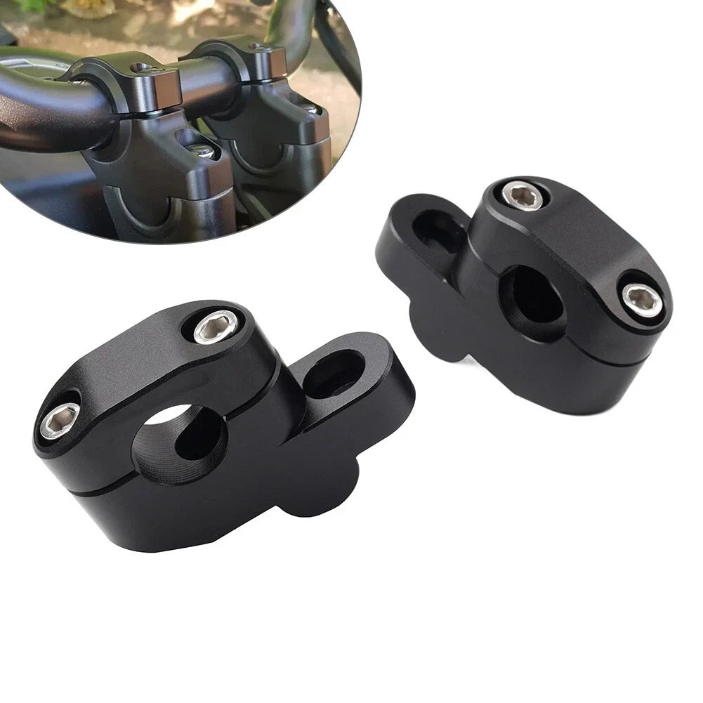 7/822mm Offset Handlebar Clamp Mount for Honda Suzuki Yamaha Kawasaki