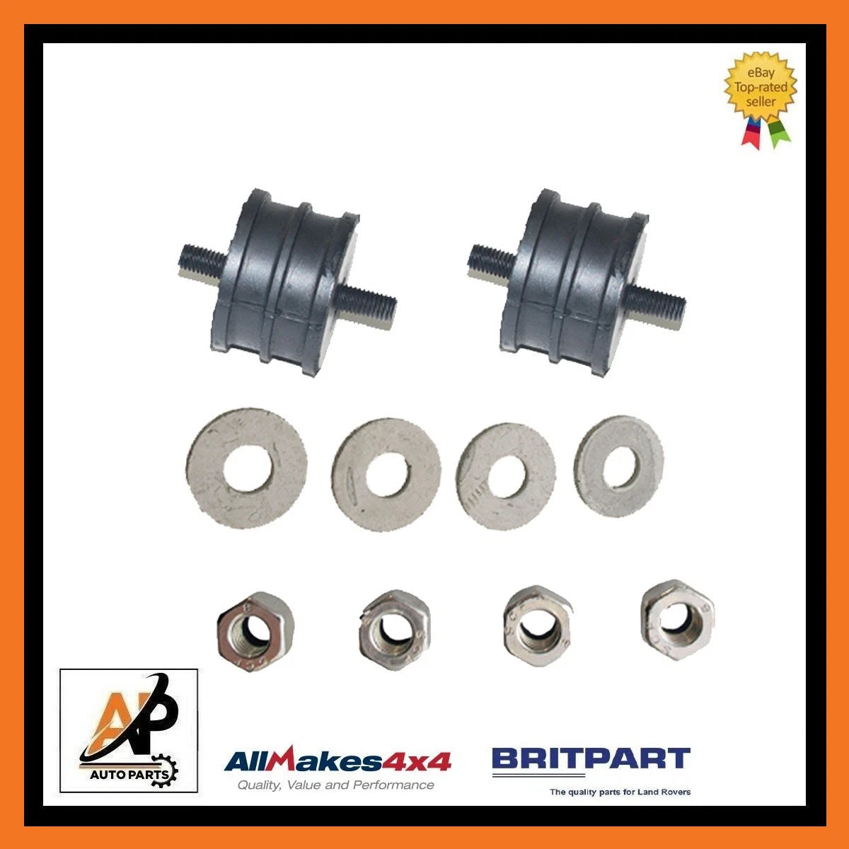 Gearbox Mount Nuts and Washers Kit for Land Rover Series 2 3 Petrol (1960–1973)