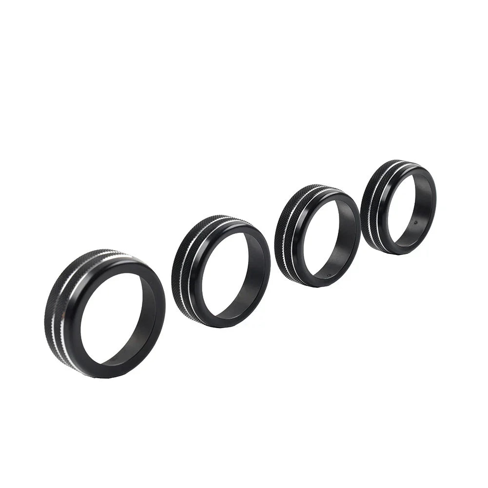 Black AC Climate Control Knob Trim for Toyota Tacoma (2016-2023)