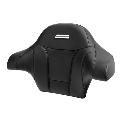 Black Rear Passenger Backrest Pad for Harley Touring Ultra Limited (2014-2024)