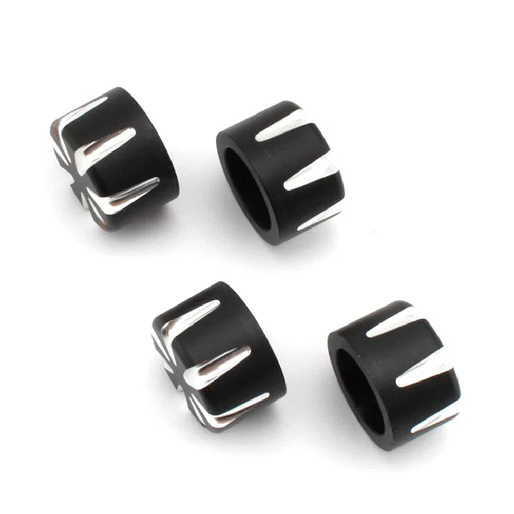 4 Pcs Aluminum Head Bolt Cover Caps for T120 Thruxton Scrambler (2016-2023)