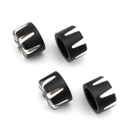 4 Pcs Aluminum Head Bolt Cover Caps for T120 Thruxton Scrambler (2016-2023)