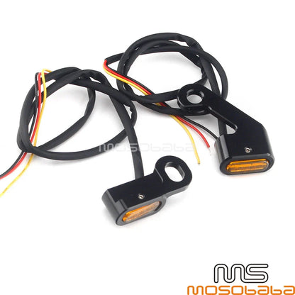 Mini LED Turn Signal Lights for Harley Touring Dyna Softail FLTRU (2006-2023)