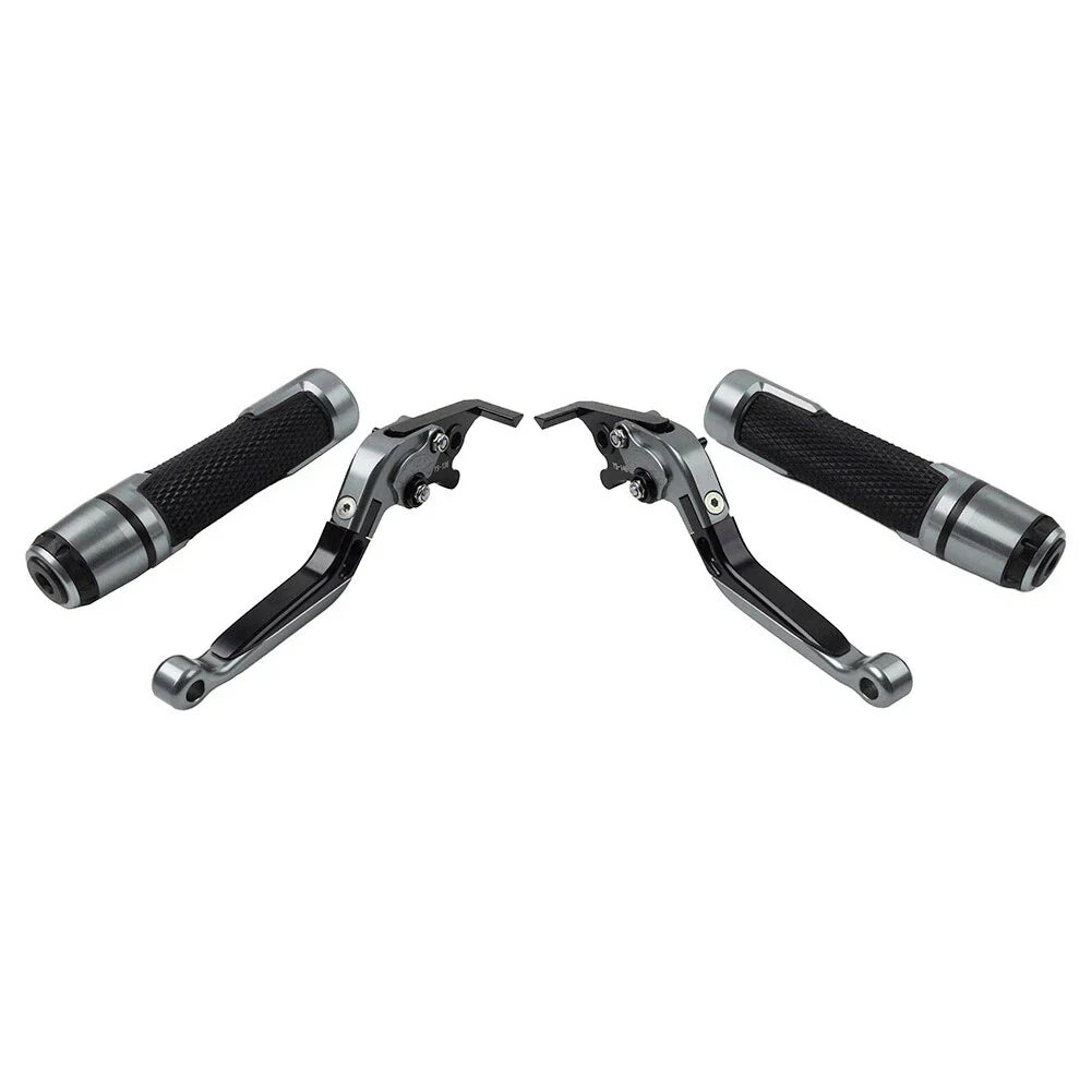 Extendable Brake Clutch Lever Grip Set for Kawasaki Z1000 ZX6R (2003-2023)