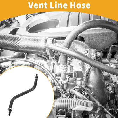 Vent Line Hose for Mercedes-Benz E350 3.5L 2010-2016 (A2125010525) Rubber Black