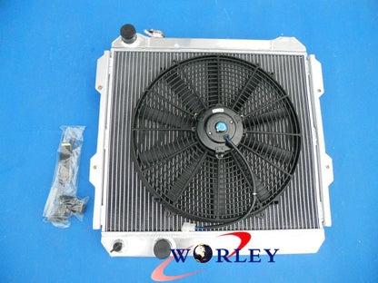 3 Row Radiator & Fan for Toyota Hilux LN85 LN60 LN61 LN65 (1984-1991)