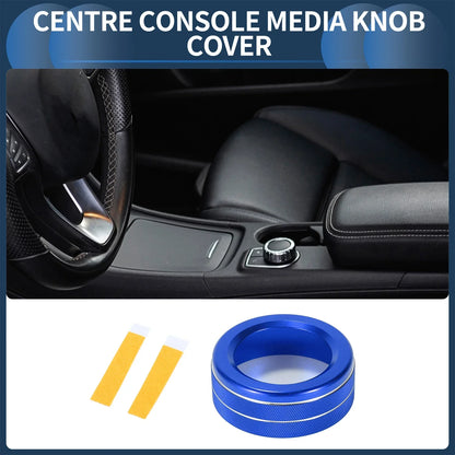Center Console Multimedia Knob Cover for Mercedes-Benz A B E GLK (2012-2019)
