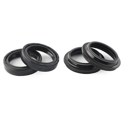 4 x Black 43x55mm Motorcycle Front Fork Damper Shock Absorber Seal