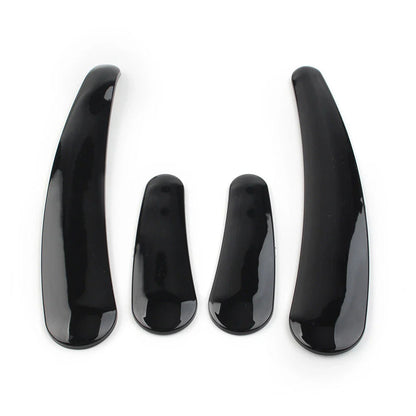 4 Pcs Curved Swingarm Frame Inserts for Harley Softail 2008-2023 Black