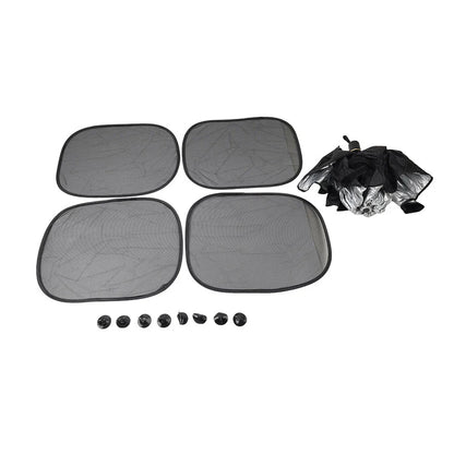 4pcs Windshield Sun Shade Umbrella Front Visor for Car