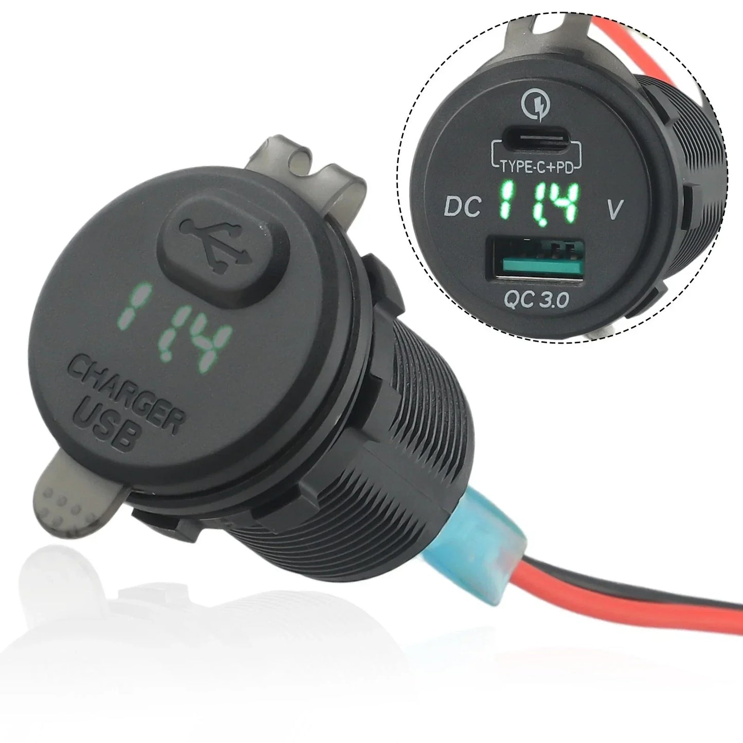 Fast Charging USB Charger for Versys X300 Ninja 400