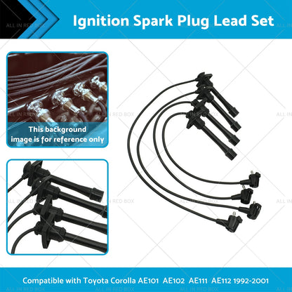 Ignition Spark Plug Lead Set for Toyota Corolla AE101 AE102 AE111 AE112
