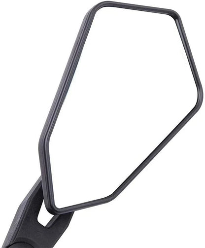 Adjustable Motorcycle Handlebar Rearview Mirrors 10mm Thread Black