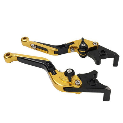 Gold Extendable Brake Clutch Levers for Honda CB599 CB600 CB919 (1998-2006)
