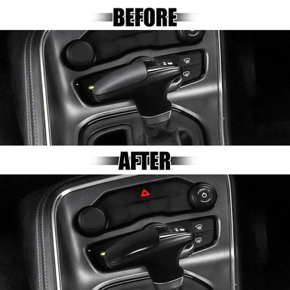 Black Gear Shift Trim Knob Cover for Dodge Interior Accessories