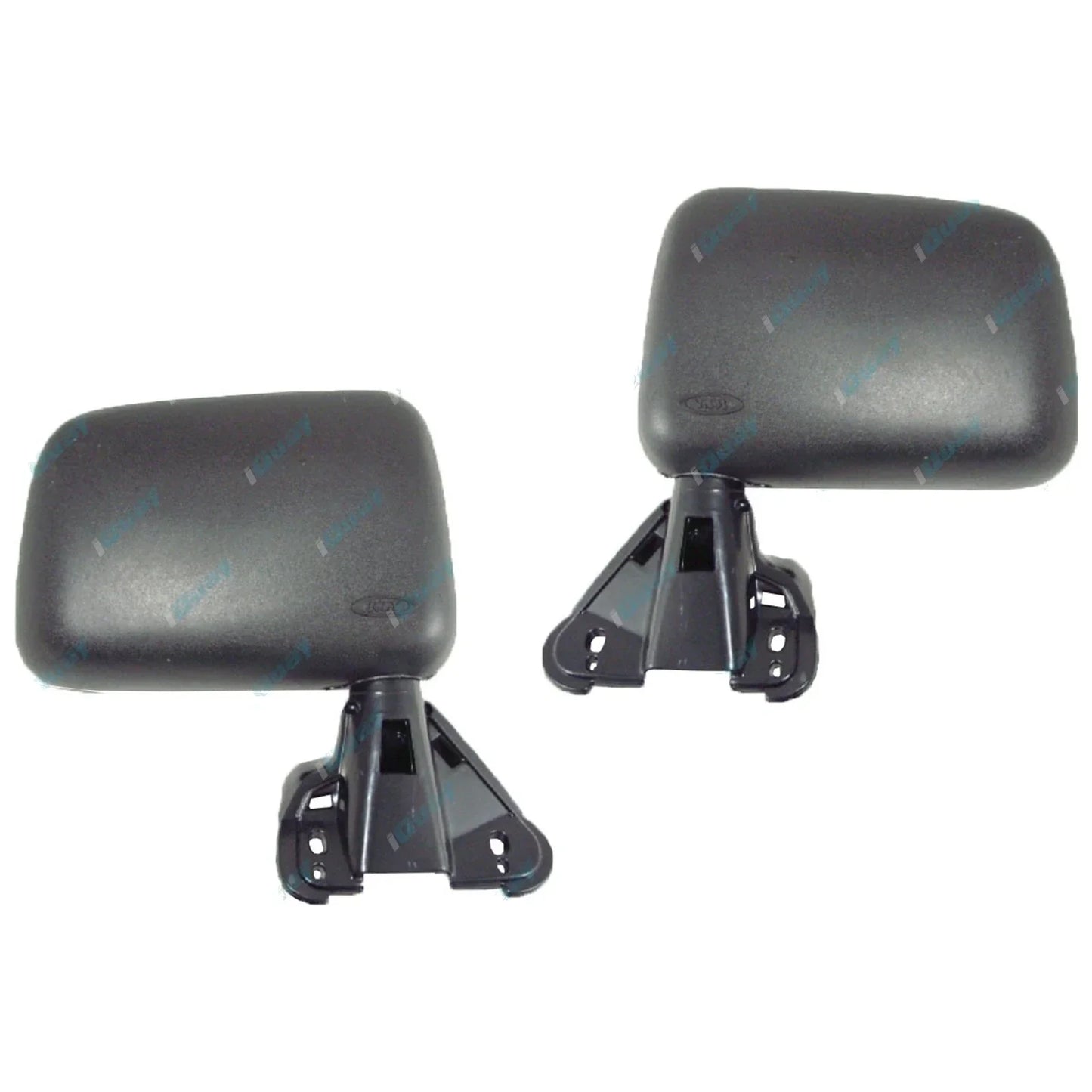 LH+RH Black Manual Door Mirrors Pair for Toyota Hilux 1983-2004 Left Right L+R