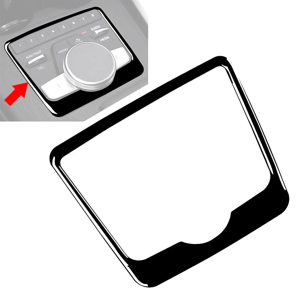 Center Console Multimedia Frame Cover Trim for Audi A4 B9 A5 S4 S5 (2016-2023)
