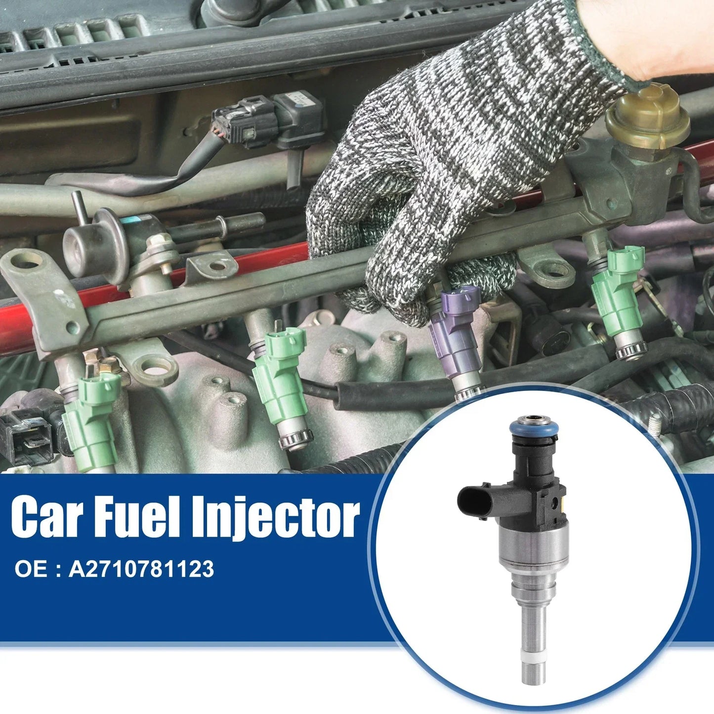 4 x Fuel Injector Nozzles for Mercedes-Benz C 250 (2012-2015)