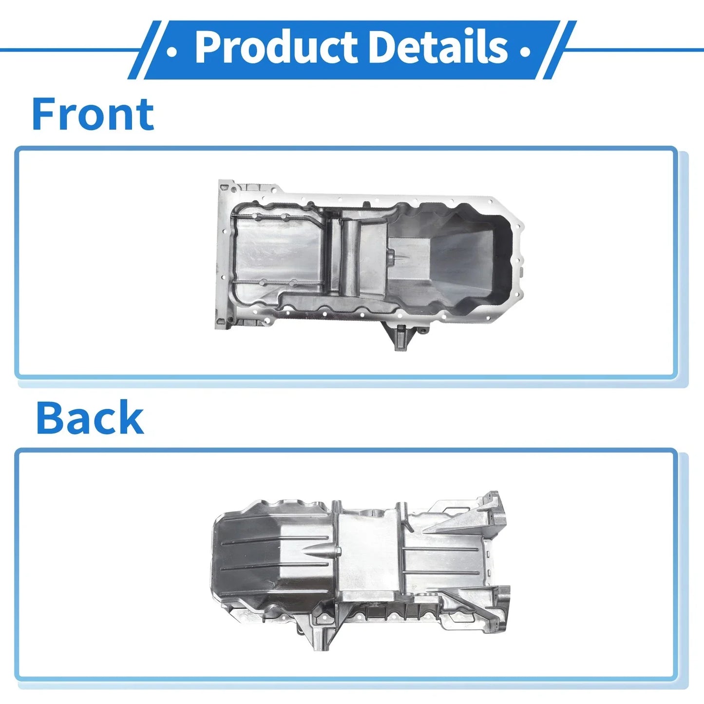 Engine Oil Pan for Dodge Charger 5.7L V8 (2008-2020) - 1 x Aluminum