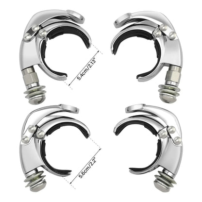 54mm 56mm Windshield Clamps for Harley Low Rider S FXLRS ST FXLRST (2020-2025)