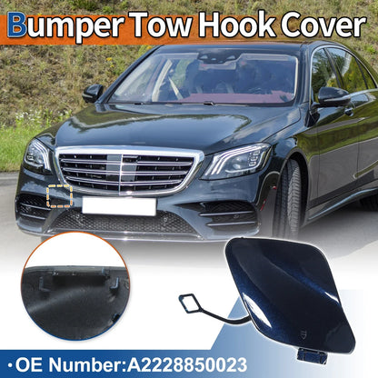 Front Car Bumper Tow Hook Cover for Mercedes-Benz S-Class (2014-2023) Blue