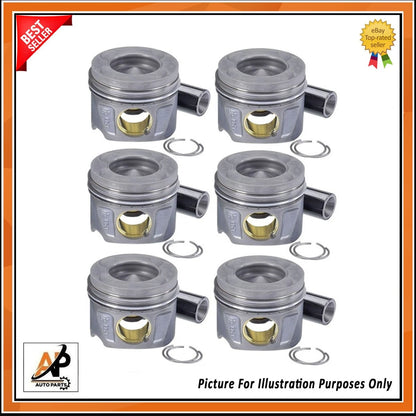 Engine Piston Kit Replacement for Mercedes-Benz C-Class CLS CDI OM642 (2005–2014)