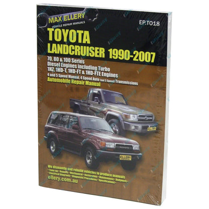 Repair Manual for Landcruiser 70 73 75 78 79 80 105 Series Diesel Workshop