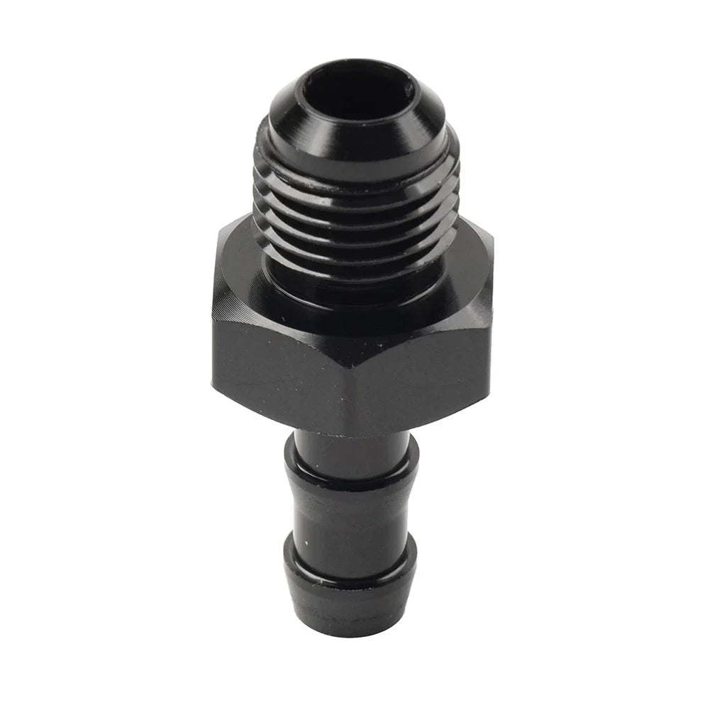 6AN Male to 5/16" Barb Push Lock Fitting Oil Fuel Hose Adapter for Car