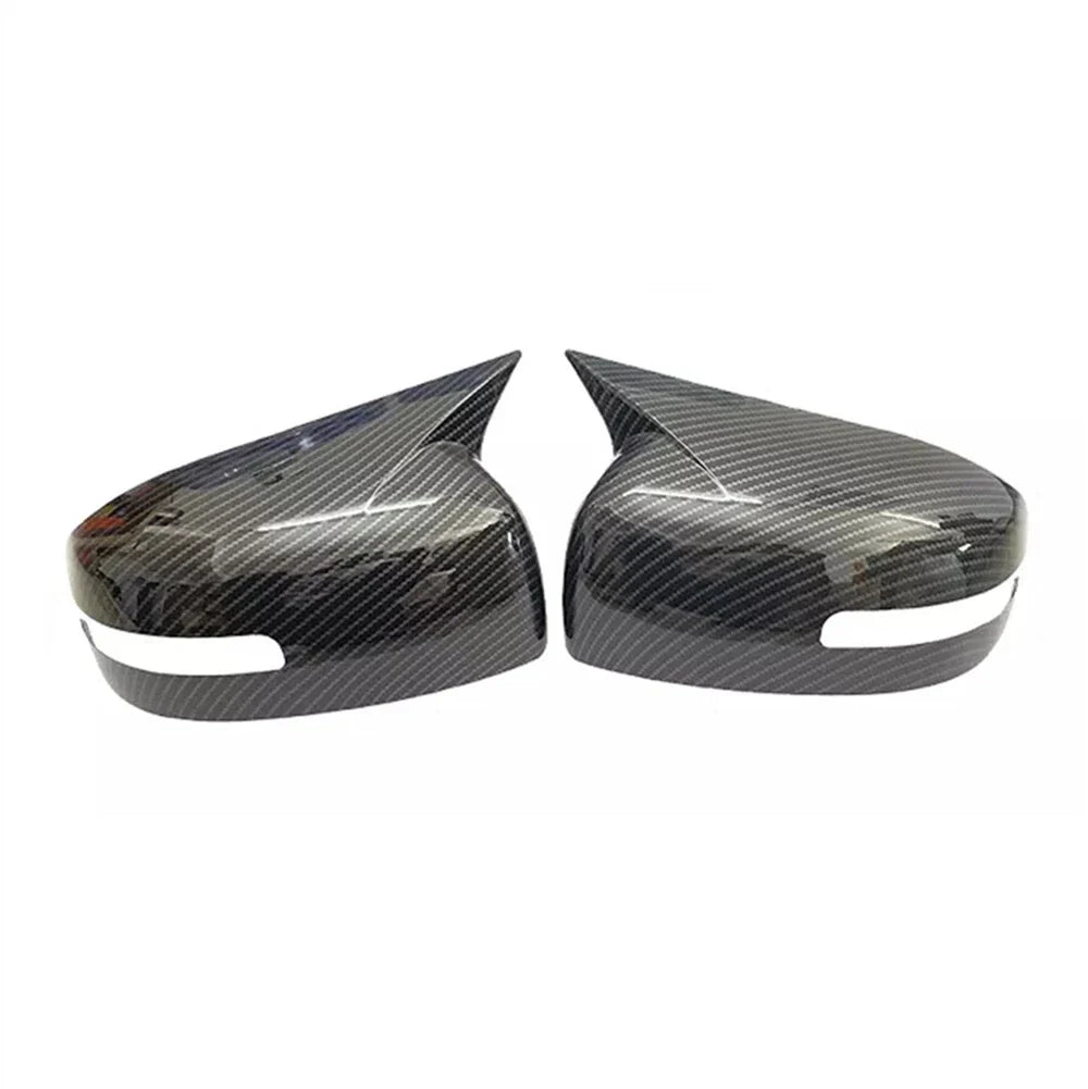 Side Mirror Covers Carbon Fiber Look for Mitsubishi Lancer EVO (2013-2016)