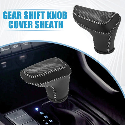 Gear Shift Knob Cover for Hyundai Elantra 2021-2023 Black Gray