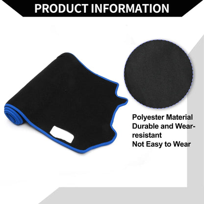 Dashboard Cover Mat for Honda Fit GR1-GR8 (2020-2024) Protector Black Blue 1 Set