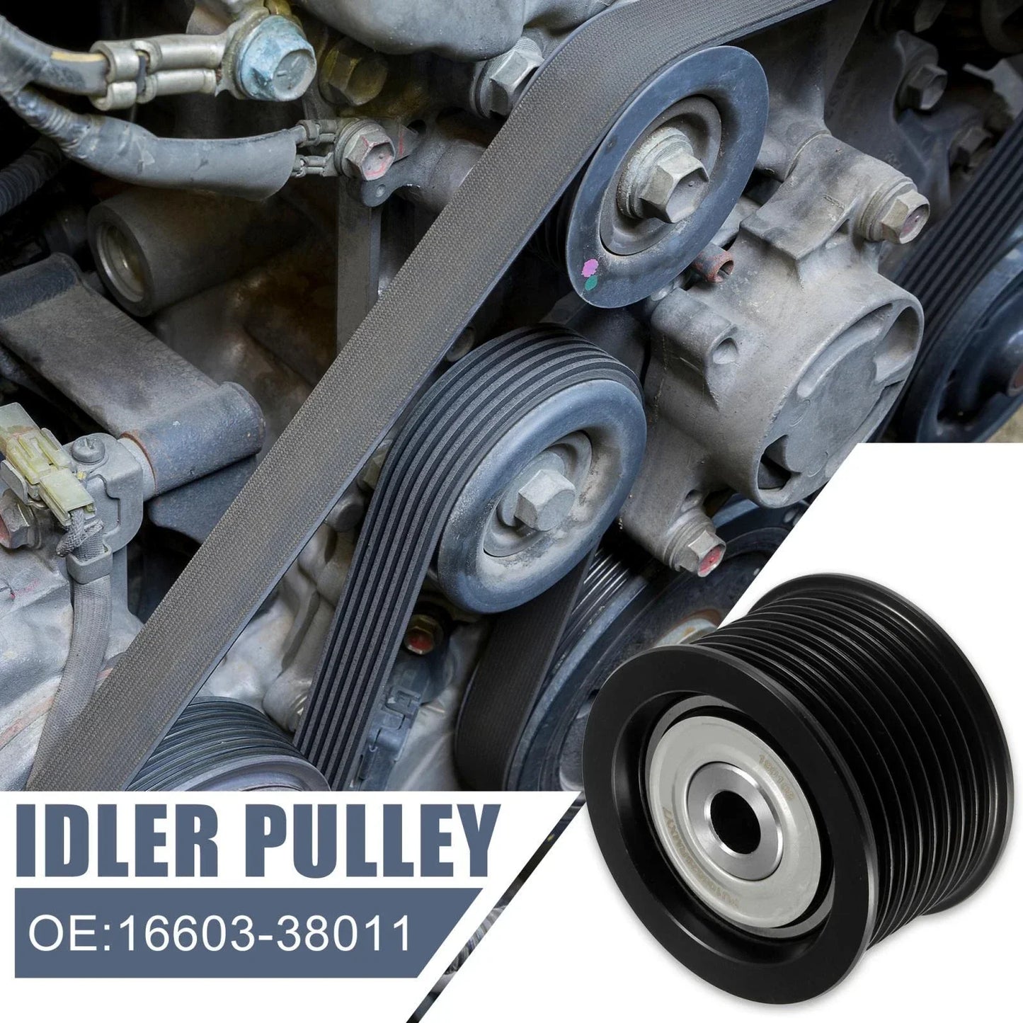 Drive Belt Idler Pulley for Toyota Tundra (2000-2023)