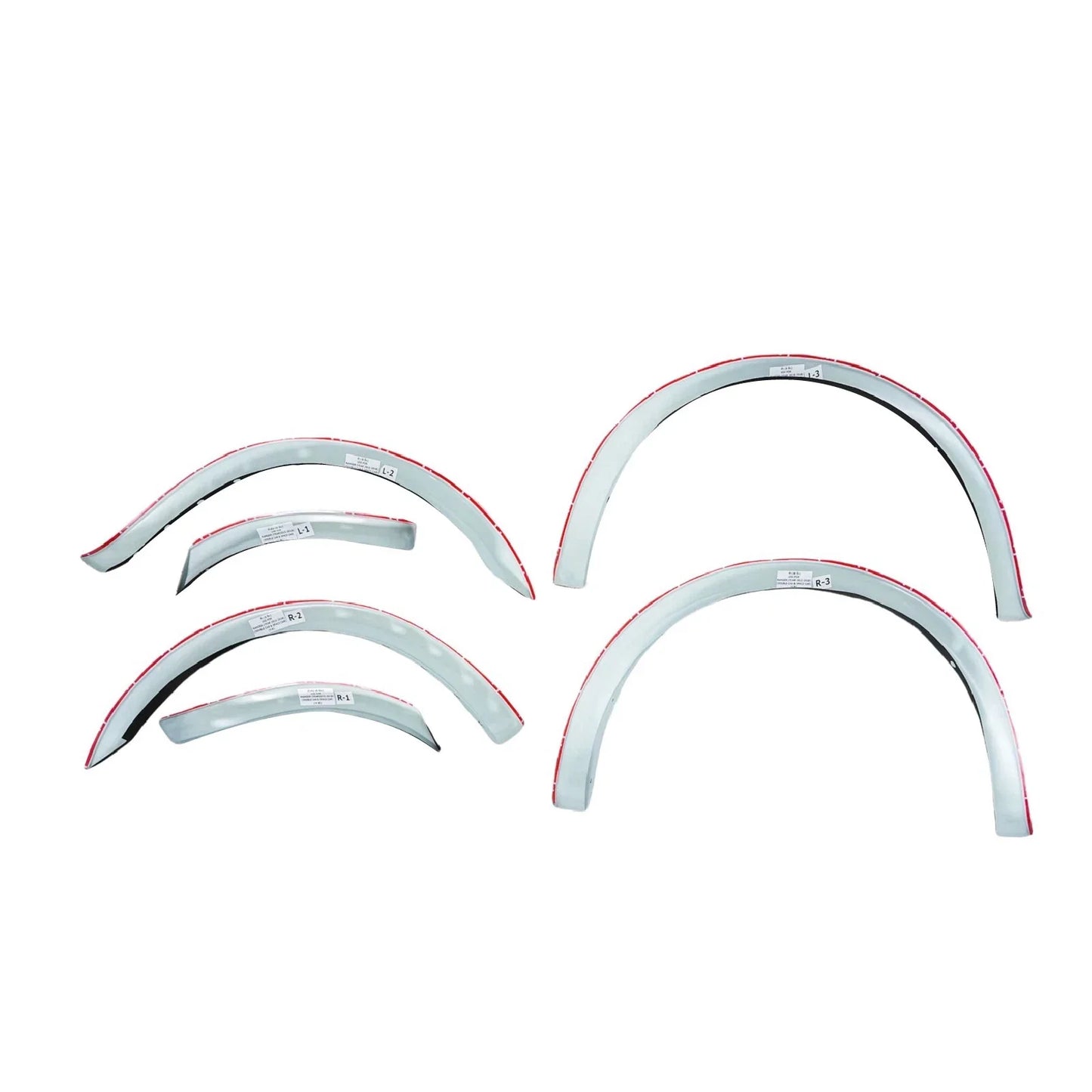 3" Slim Fender Flares for Ford Ranger T6 PXL XLT XLS Wildtrak (2015-2018)