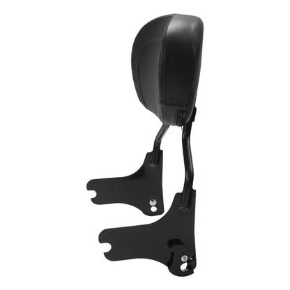 Black Passenger Backrest Pad for Harley Road King, Glide (1997-2008)