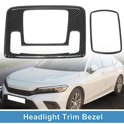 Car Headlight Trim Bezel for Honda Civic 11th Gen (2023-2024)
