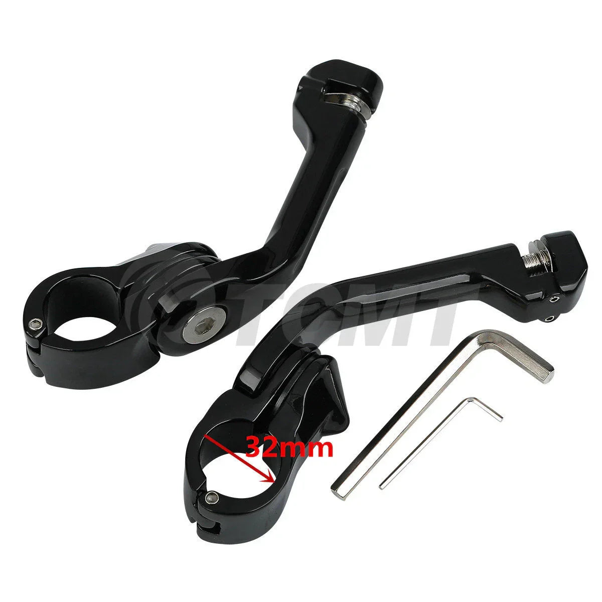 1 1/4" Passenger Floorboard Highway Foot Pegs for Harley Touring (1993-2025)