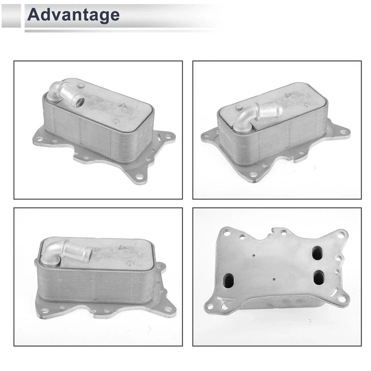 Engine Oil Cooler for Mercedes-Benz Sprinter (2007-2018) - 1 Set