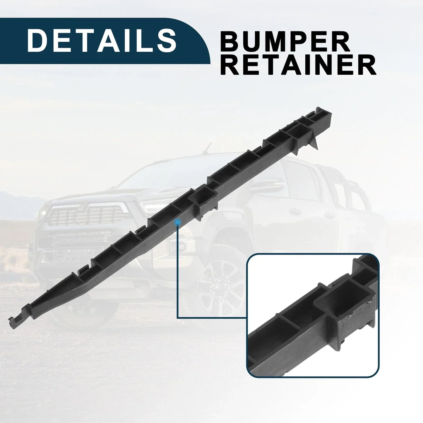Left Rear Bumper Retainer Bracket for Honda Fit (2007-2008)