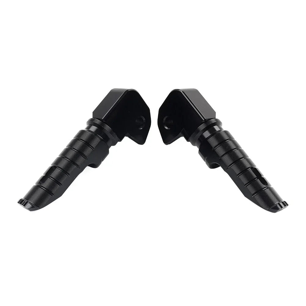 Black Rear Footrests Passenger Pegs for Honda Forza 750 (2021-2023)