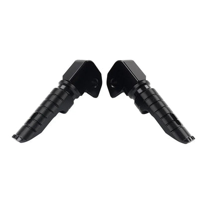 Black Rear Footrests Passenger Pegs for Honda Forza 750 (2021-2023)