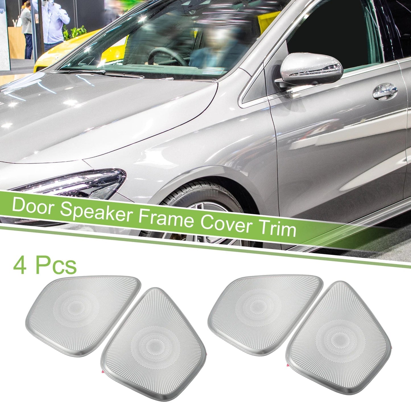 4 Pcs Speaker Frame Cover Trim for Mercedes Benz A B Class