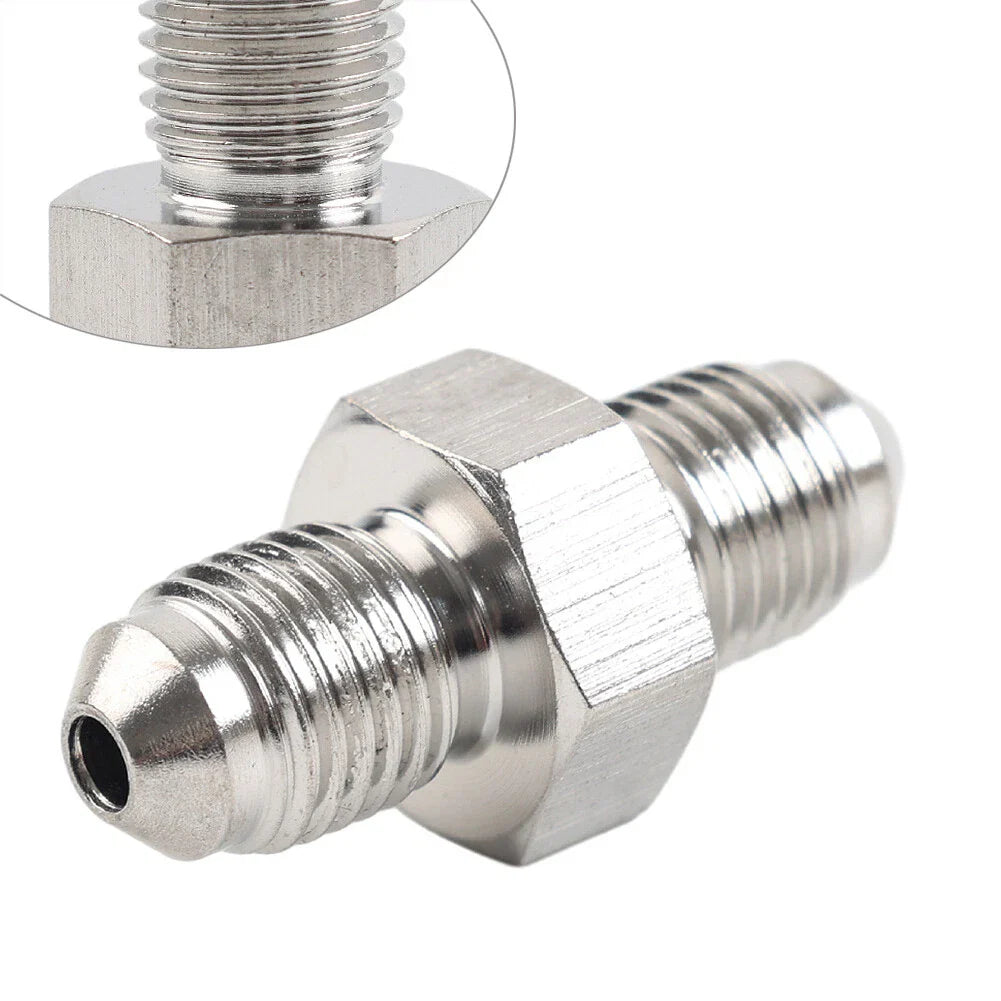 Stainless Steel Brake Fittings Adapter 3/8-24 UNF for AN3 Car
