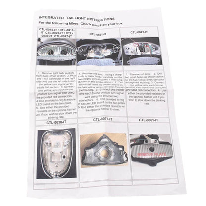 LED Tail Light Brake Turn Signal Lamp for Honda Shadow Aero 750 (2004-2007)