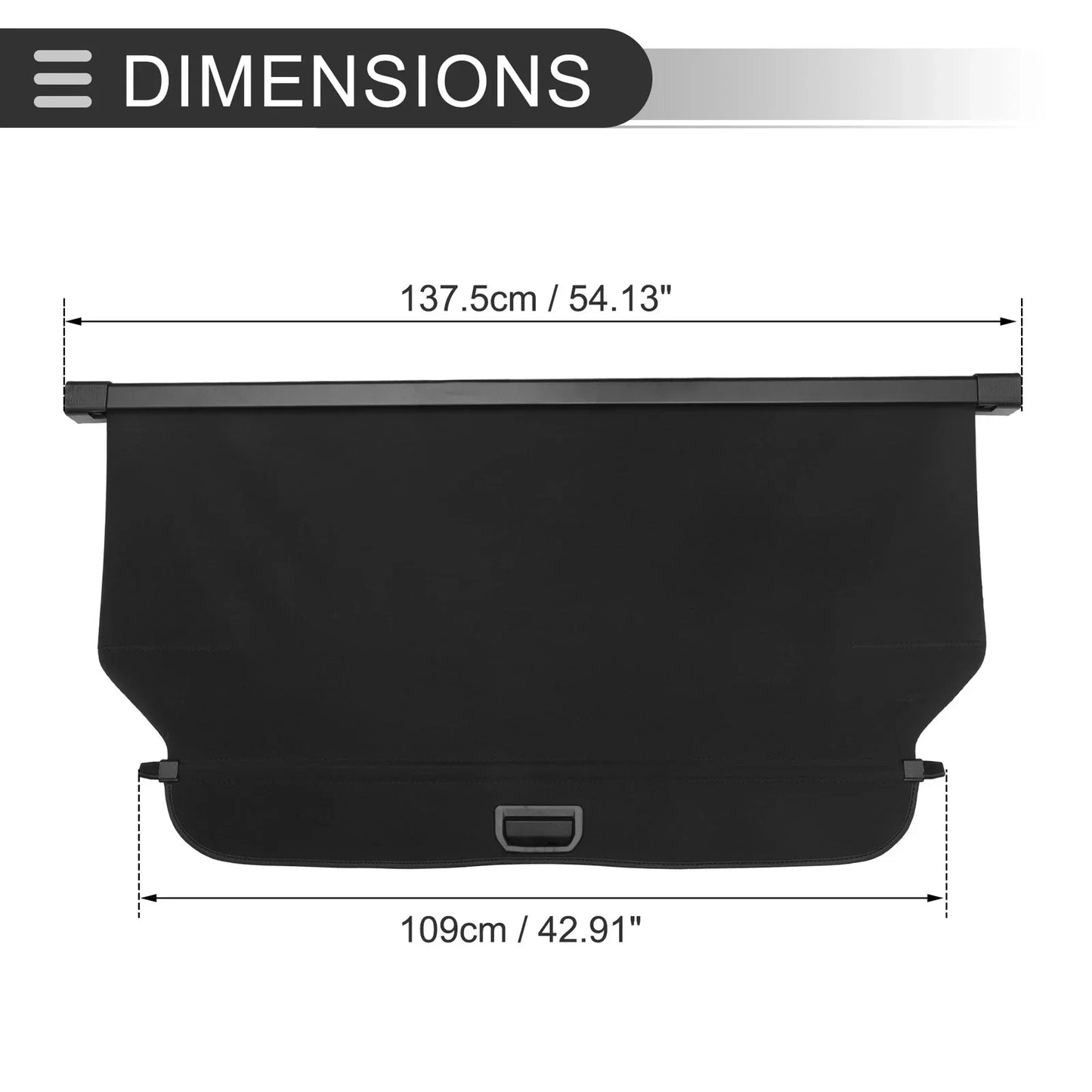 Retractable Cargo Cover for Honda CR-V 2012-2016 Rear Trunk Parcel Shelf