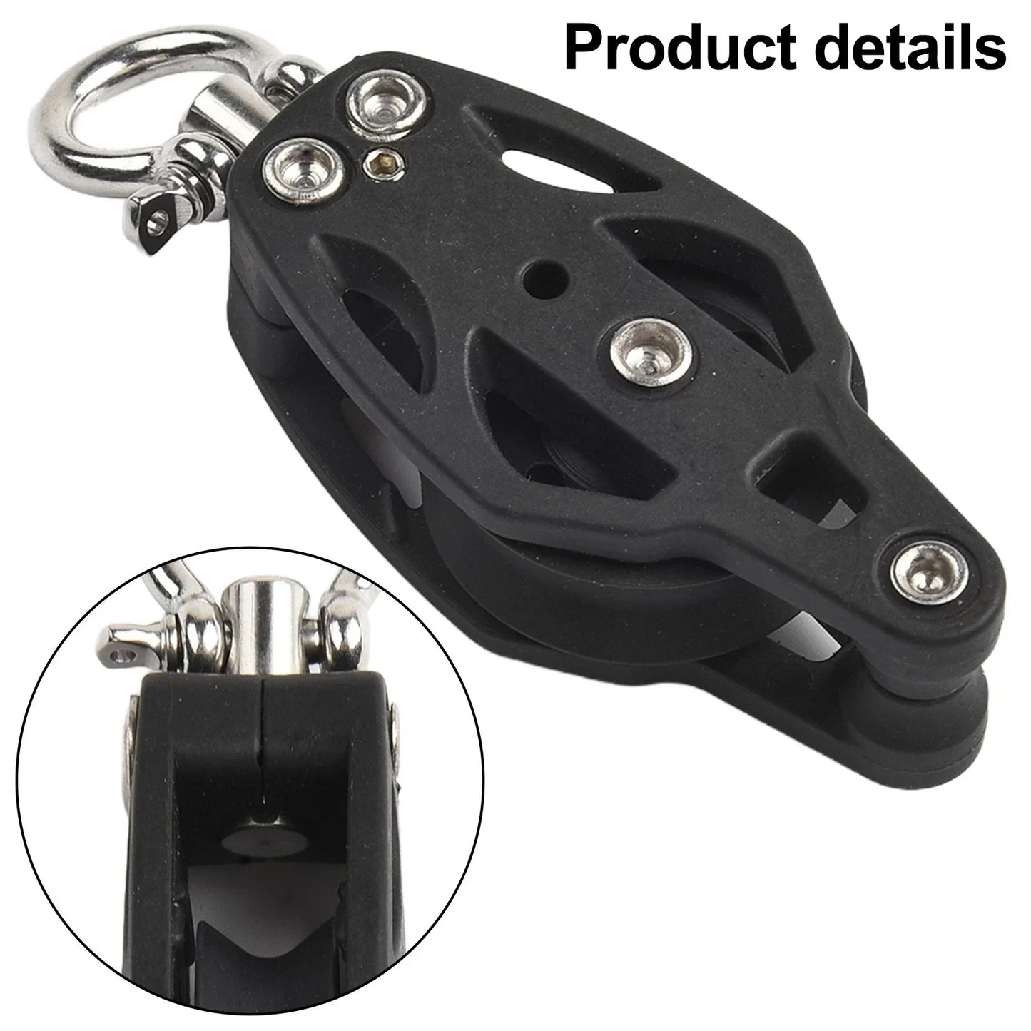 35mm Swivel Block with Becket for Sailing Accessories