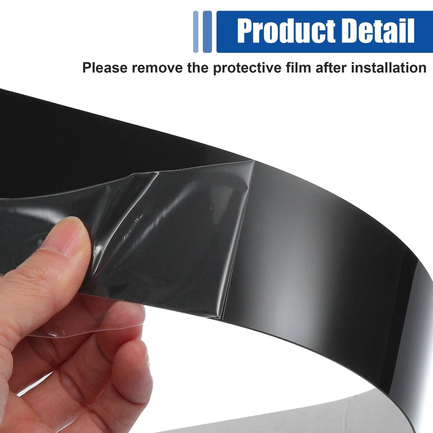Glossy Black Car Door Window Pillar Post Covers for Mercedes-Benz M/ML-Class