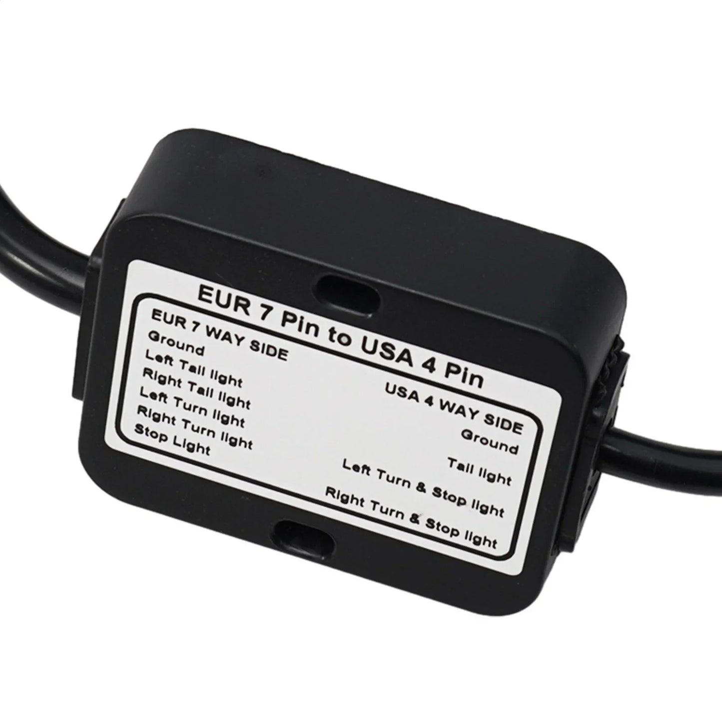 Trailer Light Converter 7Pin to 4Way Flat for European Vehicles