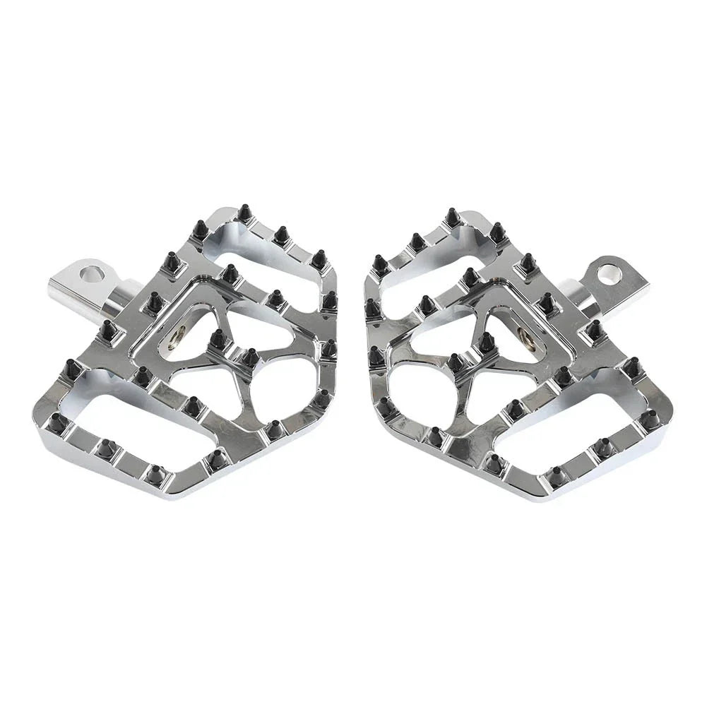 Wide Foot Pegs MX Style Floorboard for Harley Touring Softail Dyna