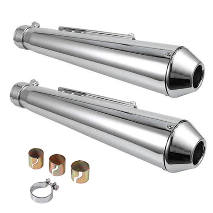 Universal Motorcycle Exhaust Silencer Pipe Muffler for Cafe Racer