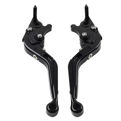 Extendable Brake Clutch Levers for BMW F650GS (2002-2007) Black